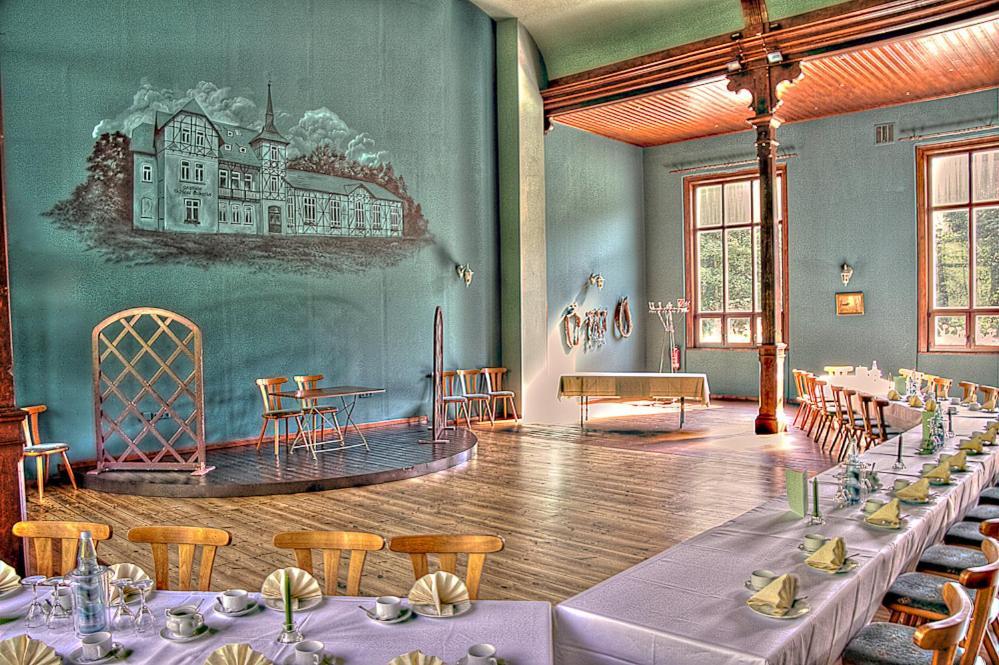 Gasthof Schloss Hubertus Erfurt Buitenkant foto